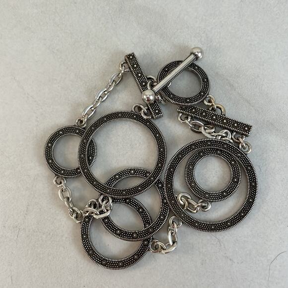 Brighton Townsend Hoop Double chain Bracelet - Picture 6 of 7